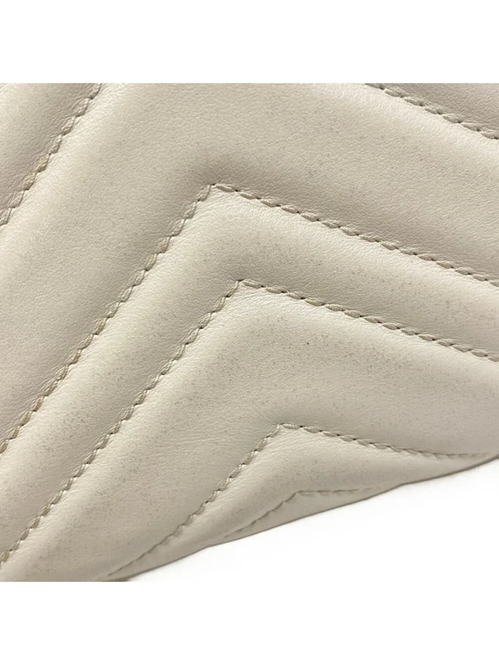 Gucci Backpack GG Marmont Ivory Leather